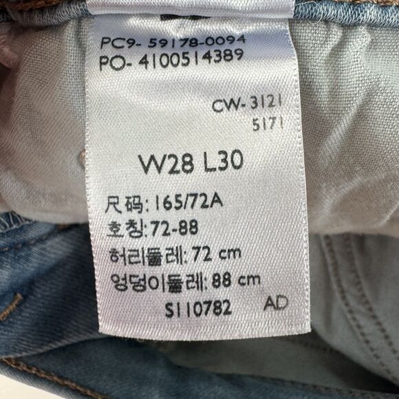 Signature by Levi Strauss Men's Slim Blue Jeans Size 28x28 - Picture 8 of 15